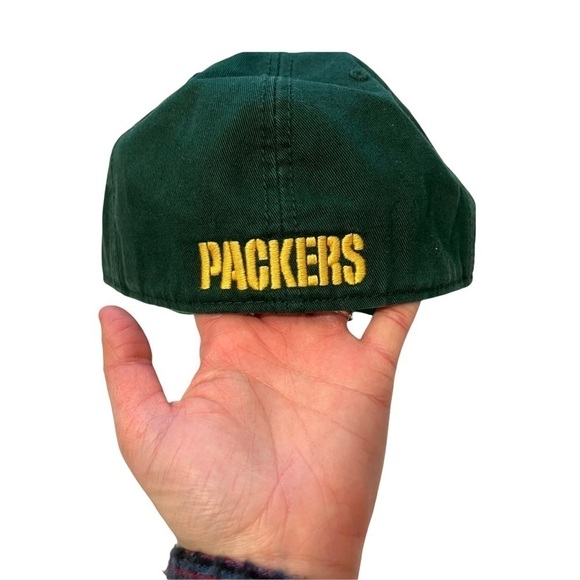 47 Green Bay Packers Logo NFL Green Cotton Sustainable Baseball Hat Cap Size M - Picture 9 of 16